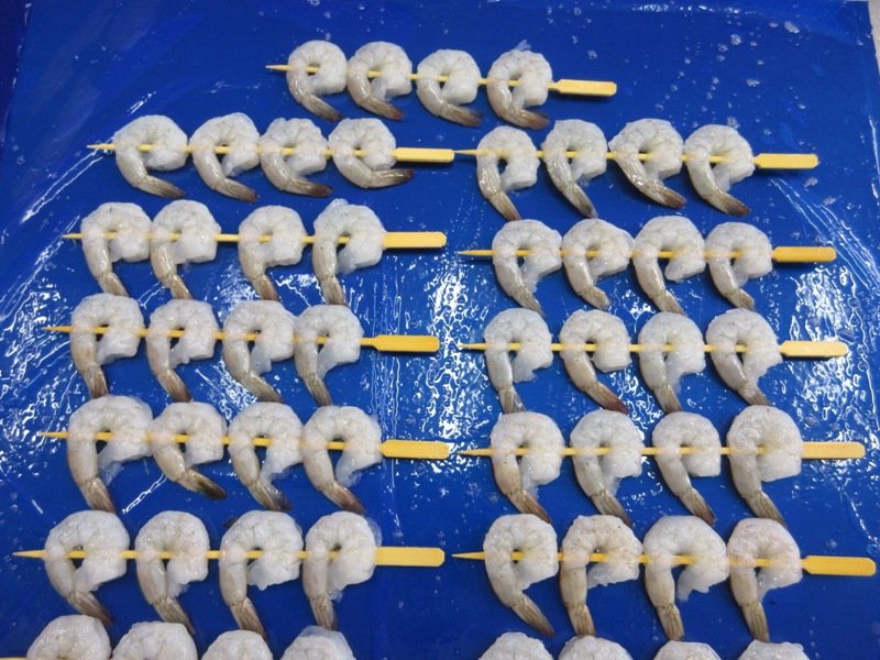 VANNAMEI SHRIMP SKEWERED